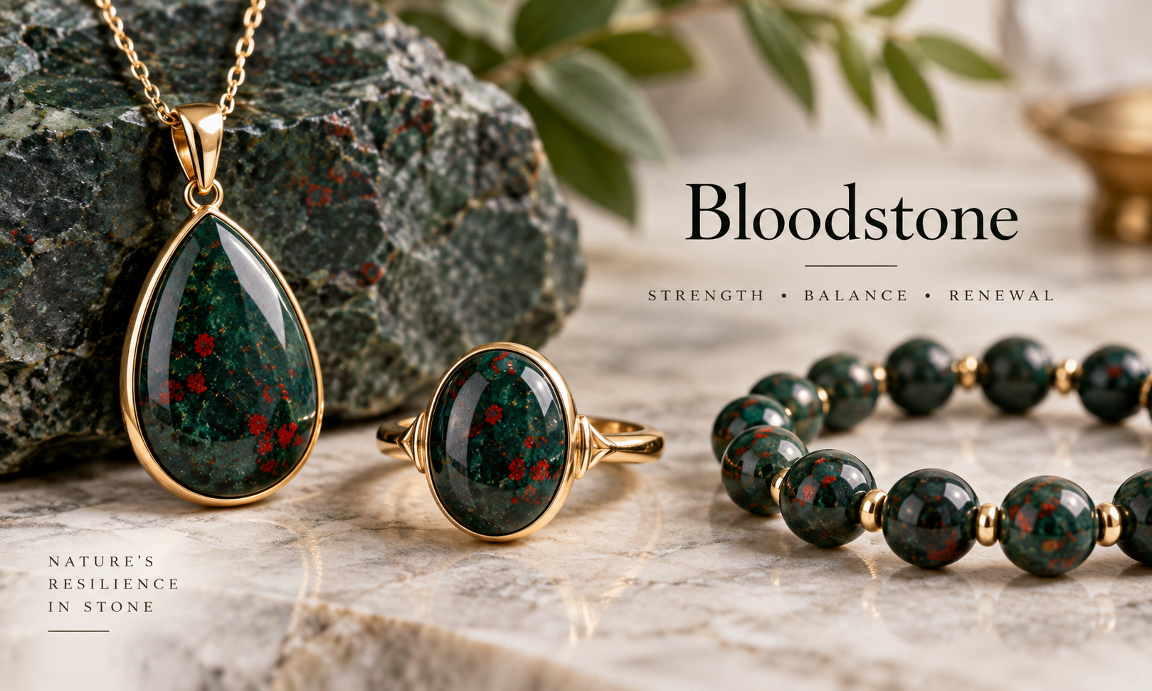 Bloodstone Gemstone Jewelry