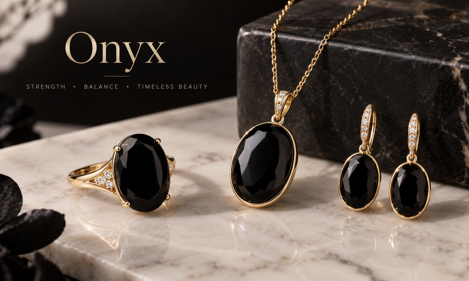 Onyx Gemstone Jewelry