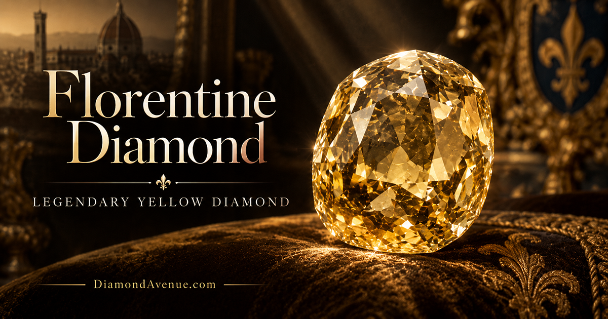 Florentine Diamond, historic 137.27-carat yellow diamond
