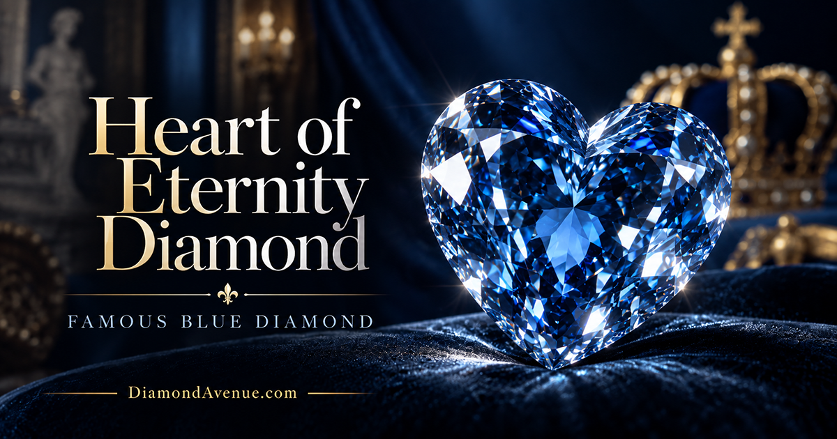 Heart of Eternity Diamond, 27.64-carat Fancy Vivid Blue diamond