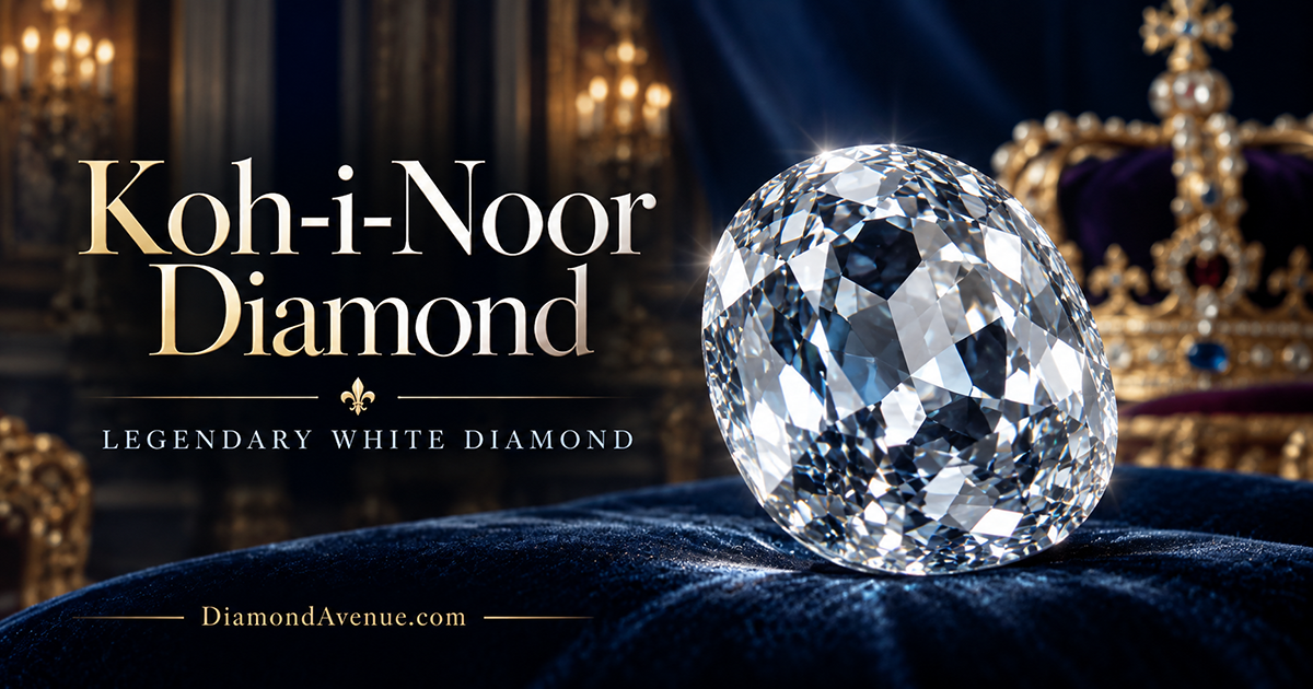 Koh-i-Noor Diamond - historic 105.6-carat diamond of the British Crown Jewels