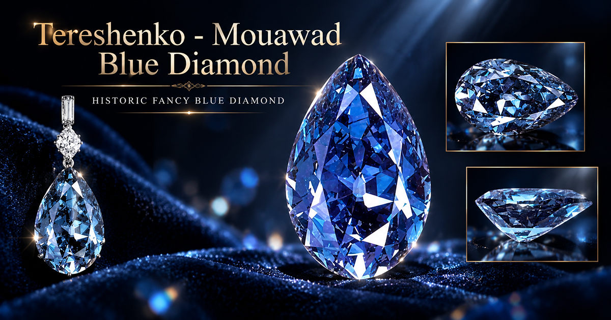 Tereschenko Diamond, also known as the Mouawad Blue